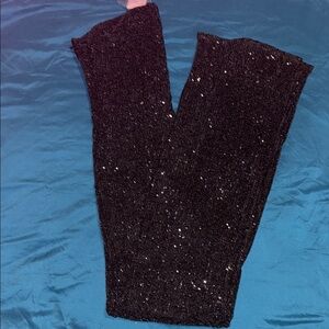 Wild Fable Black Wide Leg Pants with Sparkle
